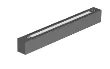 [VO-ALW15FT2-347-3WAY-P-B-D-X] Votatec VO-ALW15FT2-347-3WAY-P-B-D-X 2 ft Architectural Linear Fixture, CCT & Watt Selectable, Black