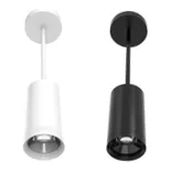 Votatec VO-TRKW30CY-120-5WAY/BK Pendant Cylinder Light – CCT & Power Adjustable – Zoomable Black