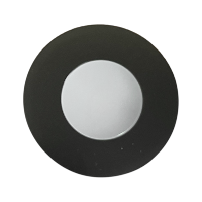 [HB-MPR1W3KBK] Hi-Bright Round Mini LED Puck Light – 1W, 20 Lumens, 90 CRI (3000K, Black)