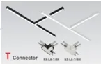 [NX-LA-T-BK] Nexleds Architectural "T" Shape Connector (Black)