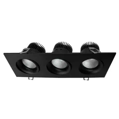 [VO-SP3.5W12-120-D-5WAY-3H /BK] Votatec VO-SP3.5W12-120-D-5WAY-3H-BK  36W 3.5" 3 Heads Regressed Gimbal 5Way