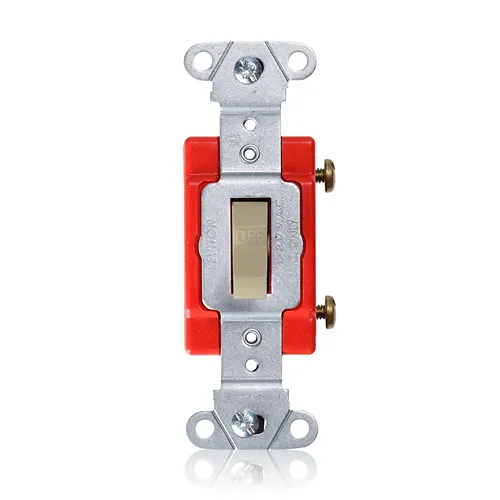 Leviton 20 Amp Toggle Switch, Single-Pole, Canadian, Heavy-Duty Industrial Spec Grade 18221-I