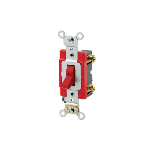 Leviton 20 Amp Toggle Switch, Single-Pole, Quiet Switch, Extra Heavy Duty Spec Grade