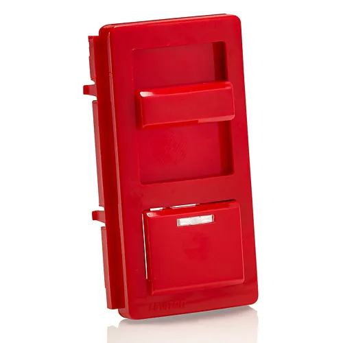 Leviton IllumaTech Dimmer Switch Color Change Kit with locator light, for use with IPI10, IPM06, IPM10, IPE04, IP710-DL dimmers, Red IPKIT-R