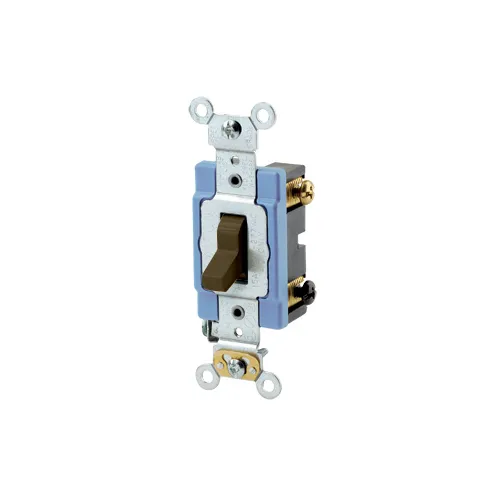Leviton 15 Amp Toggle Switch, 3-Way, Quiet Switch, Extra Heavy Duty Spec Grade 1203-2