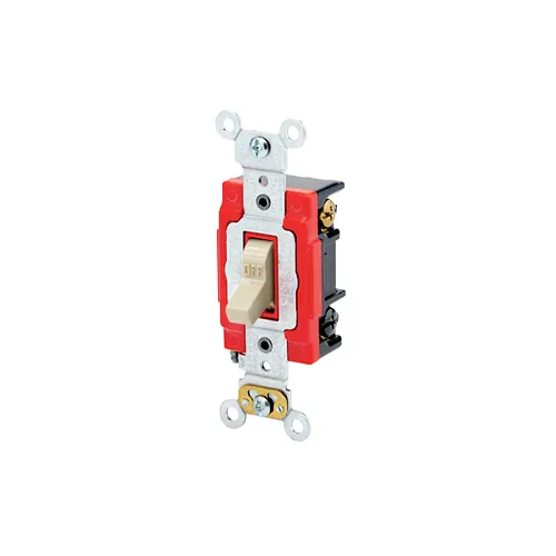 Leviton 20 Amp Toggle Switch, 3-Way, Quiet Switch, Extra Heavy Duty Spec Grade 1223-2I
