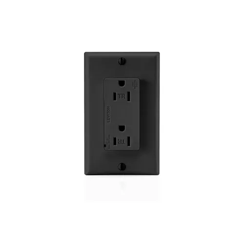Leviton 15 Amp, 125 Volt, Decora Plus Surge Protective Duplex Receptacle Outlet, Commercial Grade T5280-E