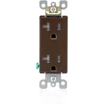 LEVITON T5825 Decora Straight Blade Receptacle