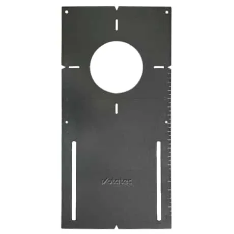 Votatec Galvanized plate , for 3" recessed LED , With Ruller 13-3/16" x 6.5"