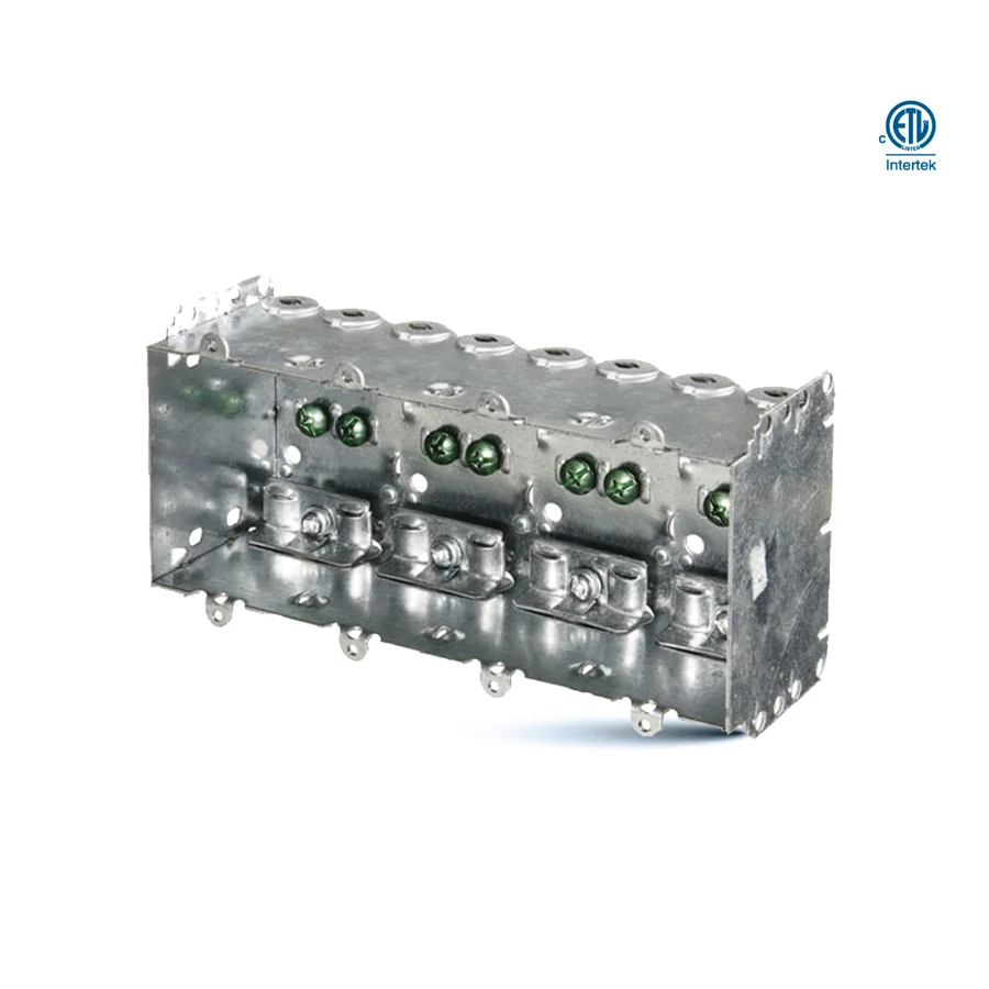 Four Gang Device Box With Clamps | 2104-LLE4