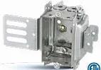 Gangable Device Single Box with Wrap Around Bracket for Steel Studs |3102-LSSAX