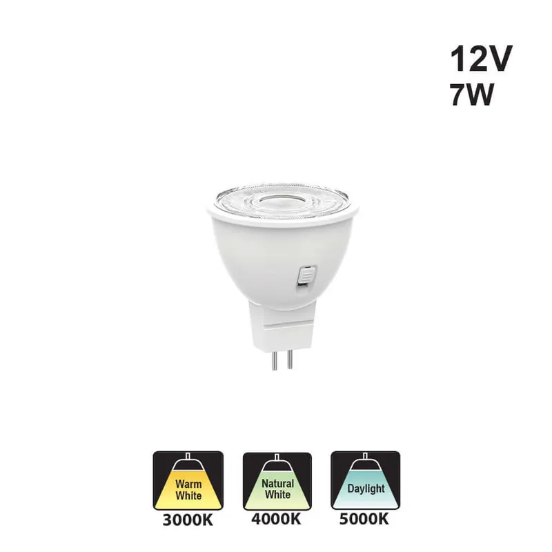 Votatec MR16 LED – 7W-3Way CCT Adjustable