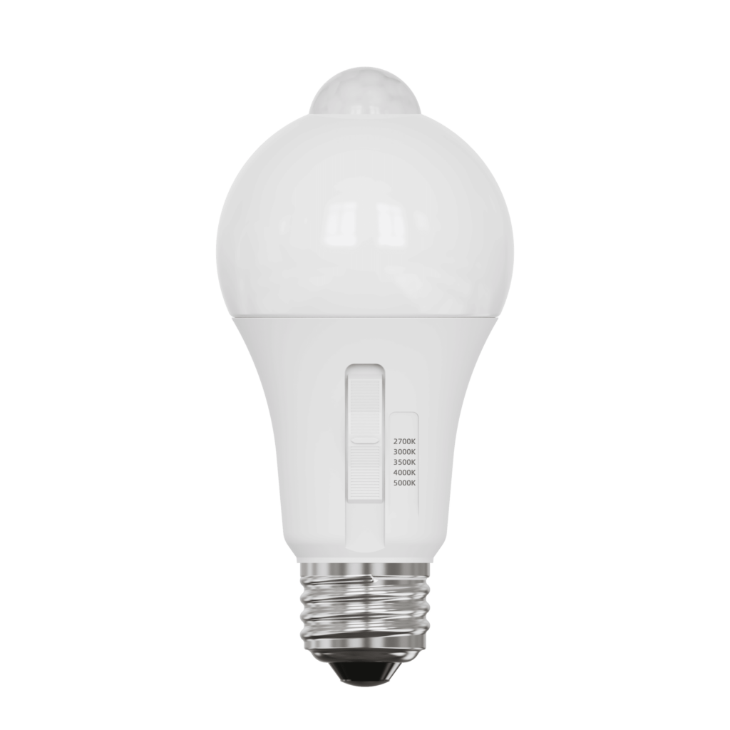 [VO-A19W10-120-5Way-D-PIR] Votatec VO-A19W10-120-5Way-D-PIR LED – 5Way CCT Adjustable – PIR