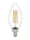 [VO-FCAW3.8-120-50-D] Votatec - LED Candle Filament - Flame Tipped - 3.8W - 5000K - Daylight - VO-FCAW3.8-120-50-D Candelabra Bulb