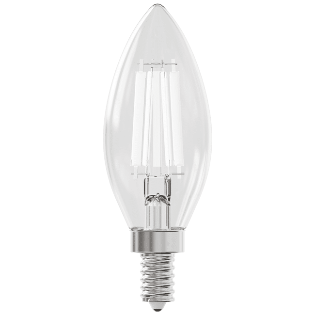 Votatec Candle Filament LED VO-FCAW5.5-120-30-D, 120V 5.5W 3000K