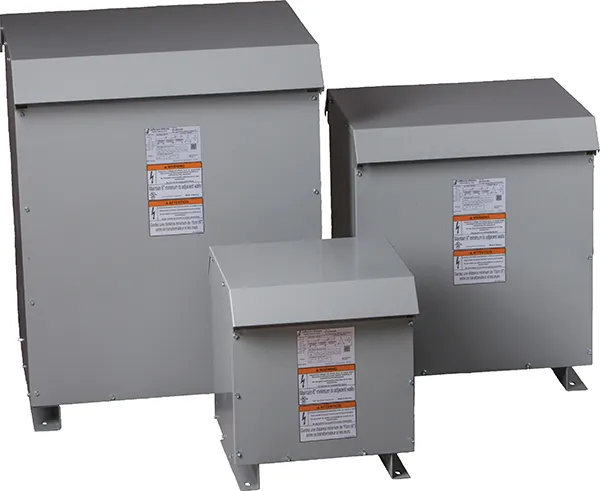 Atlas 45KVA Dry Type Three Phase Ventilated Transformer 600V-120/208Y NEMA 3R, AL, 150deg, K-1