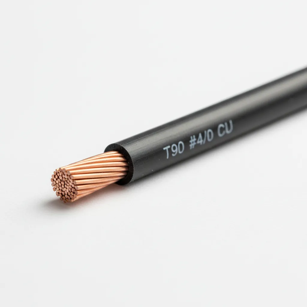 T90 #4/0 CU STR