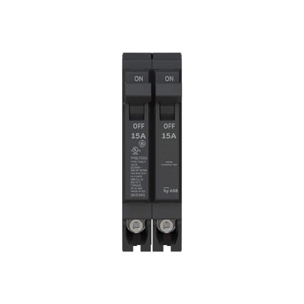 ABB/GE Q-Line 2-15 Amp Single-Pole Tandem 120/240-Volts Circuit Breaker