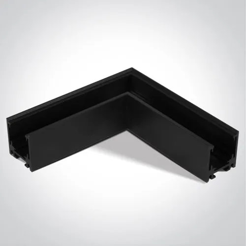 [HB-TrackPart16] 24V Magnetic Corner Connector Aluminum Black Finish