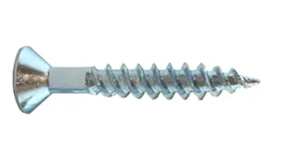 #10 X 1 Flat Head Square Drive Wood Screw Zinc Plated 100pcs