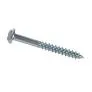 #10 X 1 1/4 Flat Head Square Drive Wood screw Zinc plated 100pcs