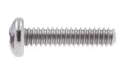 #10-24 x 1-1/2" Pan Head Combination Machine Screw, Zinc Plated (100-pack)