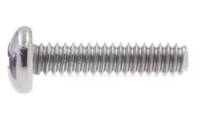 #10-32 x 3/4" Pan Head Combination Machine Screw, Zinc Plated (100-pack)