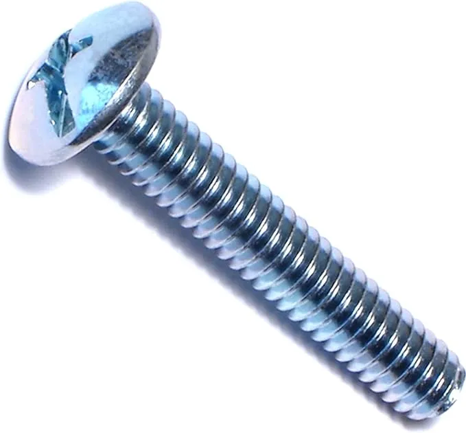 #1/4 in.-20 x 1/2 in. Combo Round Head Zinc Plated Machine Screw (100-Pack)