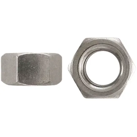 #8-32 Steel Hex Machine Screw Nut - Zinc Plated