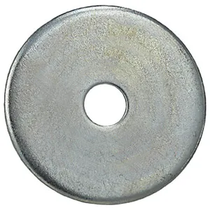 1/2 x 2 in., Fender Washer, Zinc Plated Steel, Pack of 100