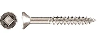#10 x 1-1/2-inch Flat Head Wood Screw Square Socket (450/Jar)