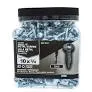 10 x 3/4-inch Drill-x Pan Head Square Drive Self-Drilling Tapping Screw Jar of 750