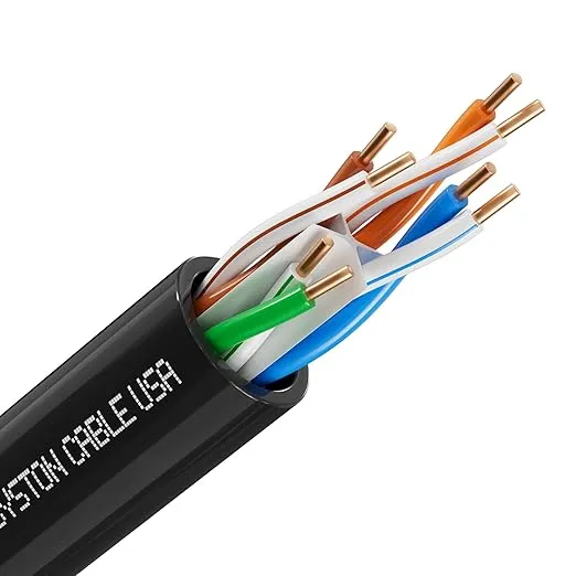 Syston Cat6E Plenum Ethernet Cable, 600 MHz, 1000 ft