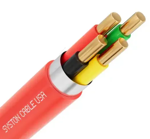 Syston 18/2 Shielded Security Alarm Cable, CMP/CL3P, White, 1000 ft