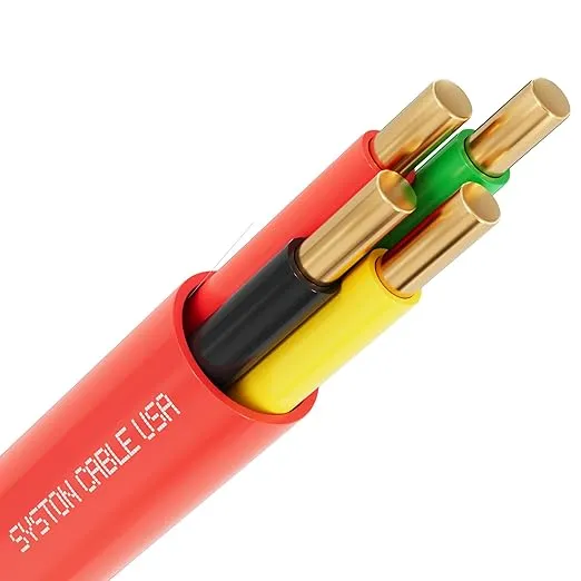 Syston 18/4 Security Control Cable, CMP/CL3P, White, 1000 ft