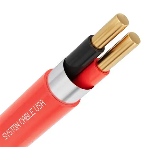 Syston 16/2 Security Fire Alarm Cable, CMP/CL3P, White, 1000 ft