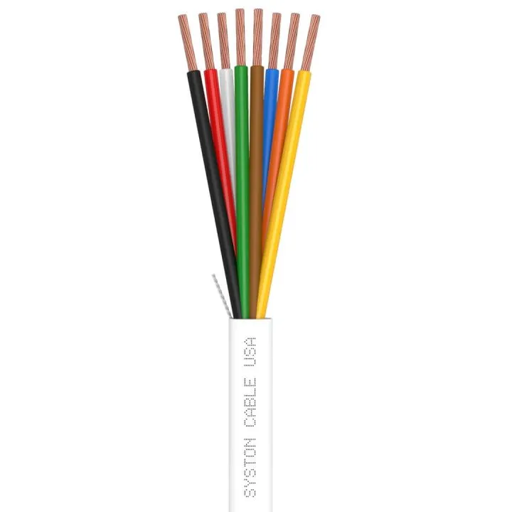 Syston 22/8 Security Control Cable, CL3R/CMR, Gray, 1000 ft