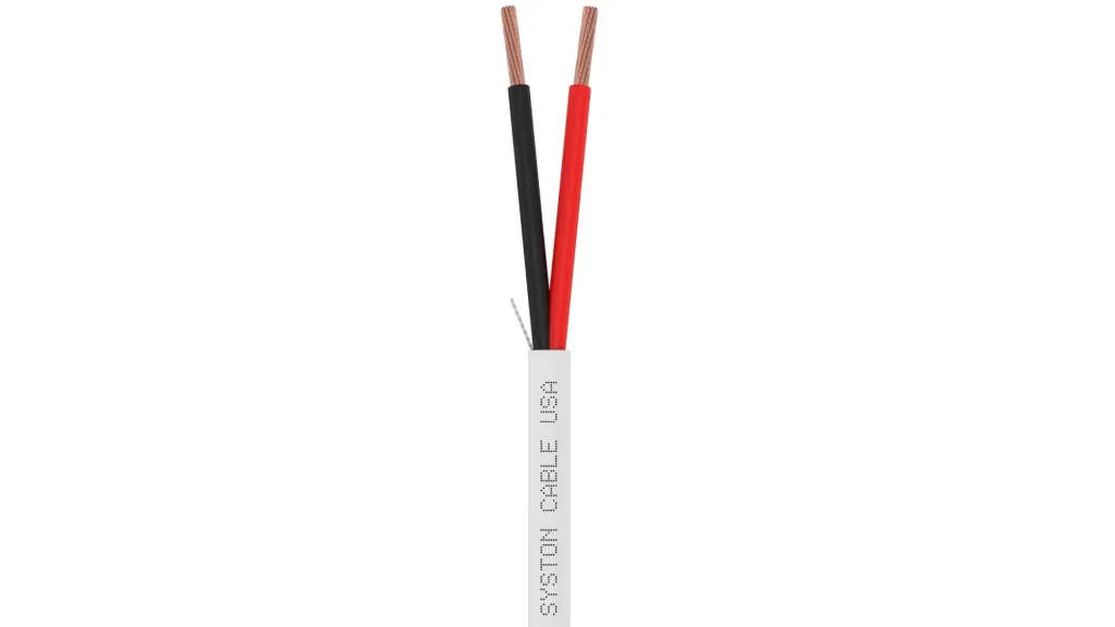 Syston 18/2 Security Control Cable, CL3R/CMR, White, 1000 ft