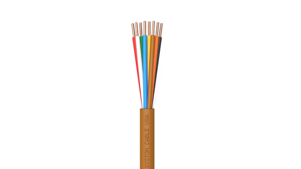 Syston 18/8 Thermostat Wire, CL3R/CMR, Brown, 250 ft