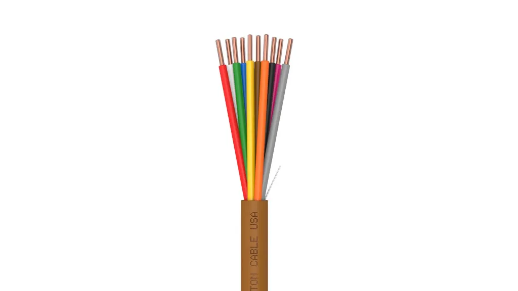 Syston 18/10 Thermostat Wire, CL3R/CMR, Brown, 250 ft
