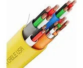 Syston Access Control Composite Cable, CMP/CL3P, Yellow, 1000 ft