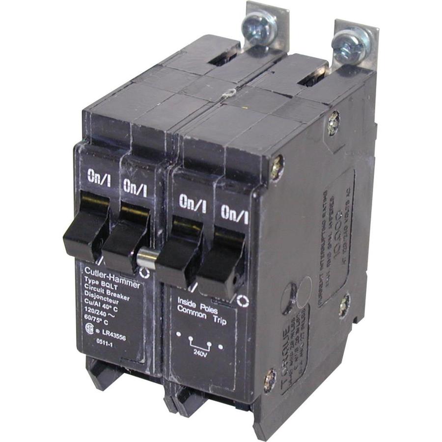Eaton BQL15240 Type BQL 15-Amp Quad Circuit Breaker 2P 40A