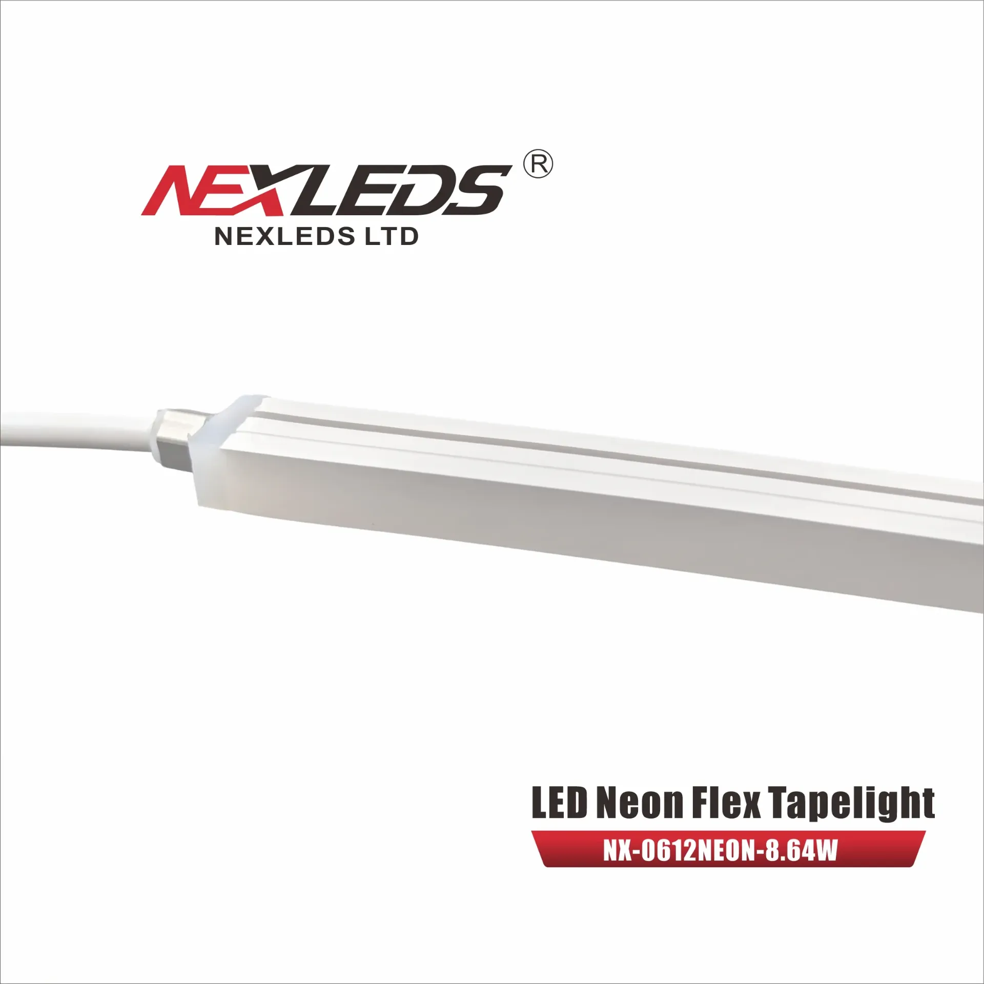 Nexleds Neon Flex Silicone Profile Tape Light 3000K 10M | NX-0612NEON-8.64W-3K