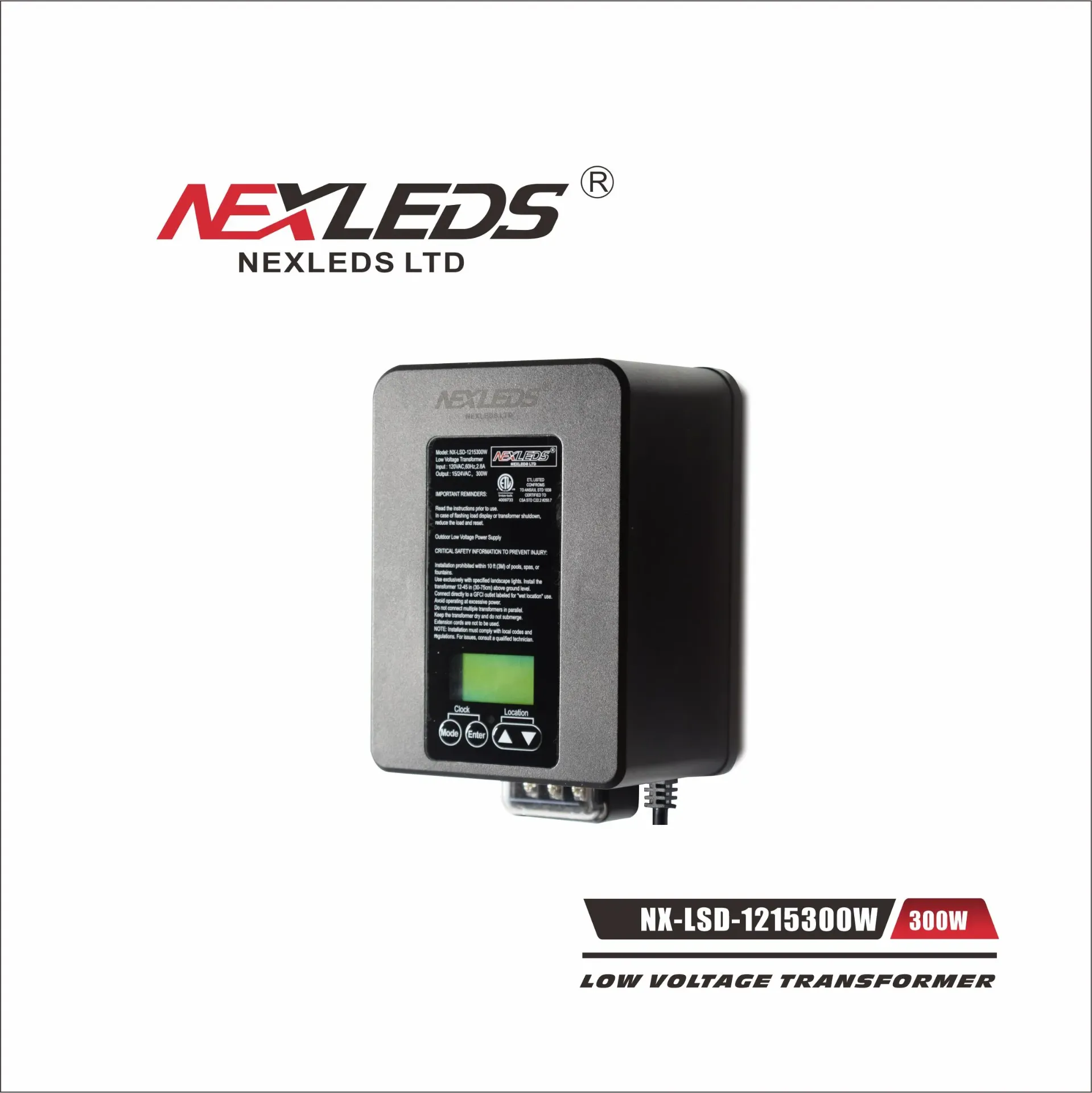 Nexleds 300W Landscape Driver