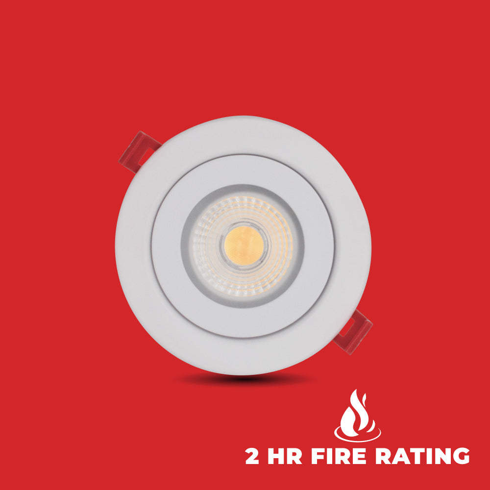 Ortech SLIM4FL+FR-5CCT — Slim LED Downlight, 5CCT Selectable (2700K / 3000K / 4000K / 5000K / 6500K)