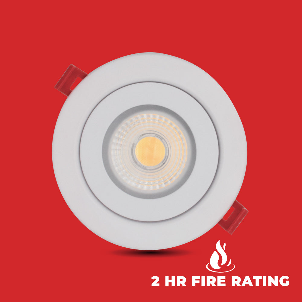 [SLIM6FL+FR-5CCT] Ortech SLIM6FL+FR-5CCT — Slim LED Downlight, 5CCT Selectable (2700K / 3000K / 4000K / 5000K / 6500K)