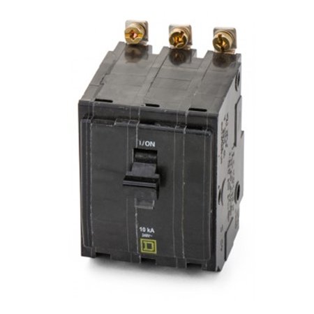 Square D QOB315 Miniature Circuit Breaker  QO Series  15A  3 Pole  120/240V AC  10kA at 120/240V AC