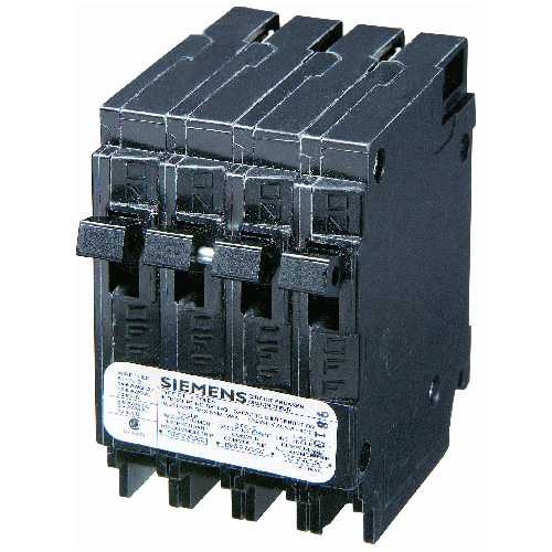 Siemens Q21530CTNC Circuit Breaker, 120/240V AC, 2x15A Single Pole 1x30A 2 Pole