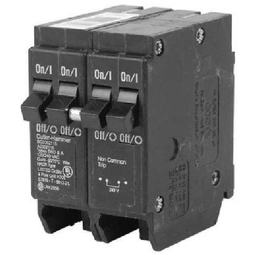Eaton DNPL153015 2x15A Single Pole, 1x30A Double Pole Standard Trip Circuit Breaker - Space Saver Tandem