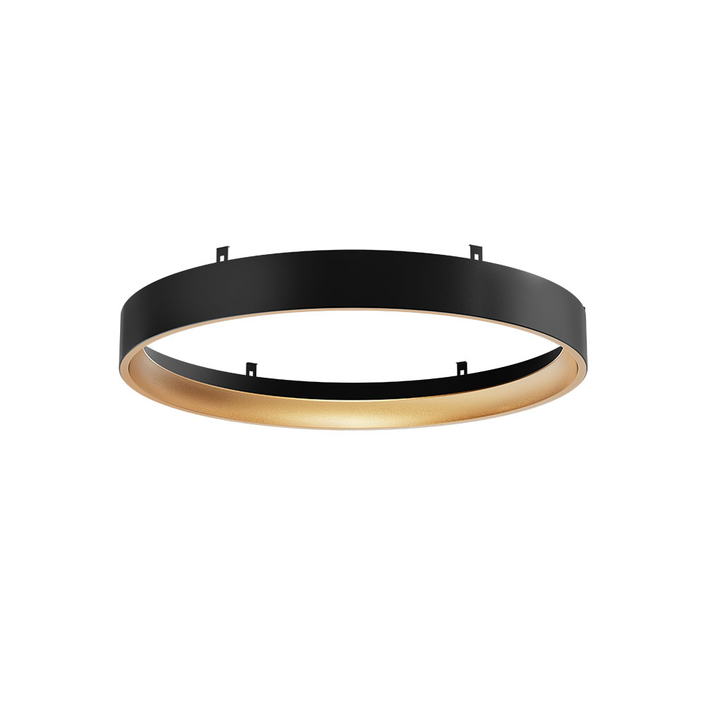 Canolight Surface-Mount LED Ceiling Light SC1-1224 Accessories – Black/Gold Frame